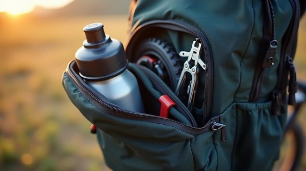 Emportez vos essentiels à vélo avec un sac à dos étanche