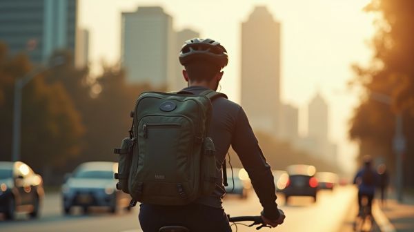 Emportez vos essentiels à vélo avec un sac à dos étanche